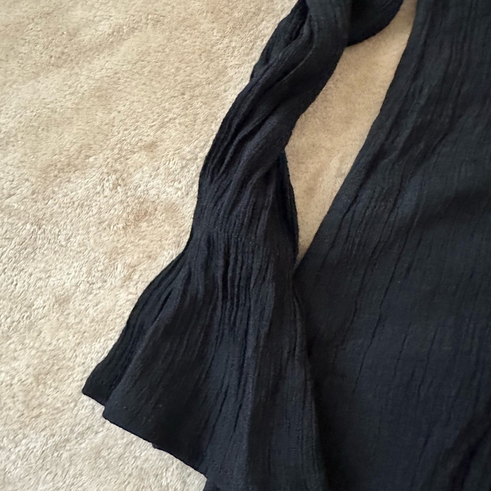 Women’s Black Button Down Shirt - Picture 4 of 4